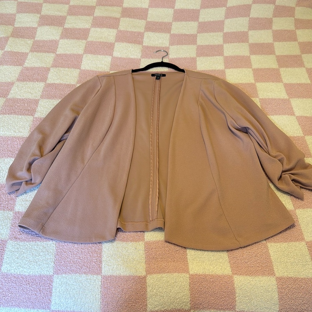 Torrid blazer in blush color